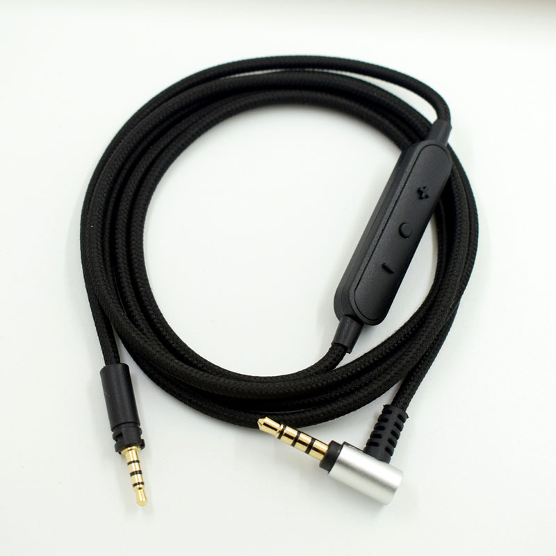 Wired Earphone Mic - Fil Audio pour casque Sennheiser HD400S