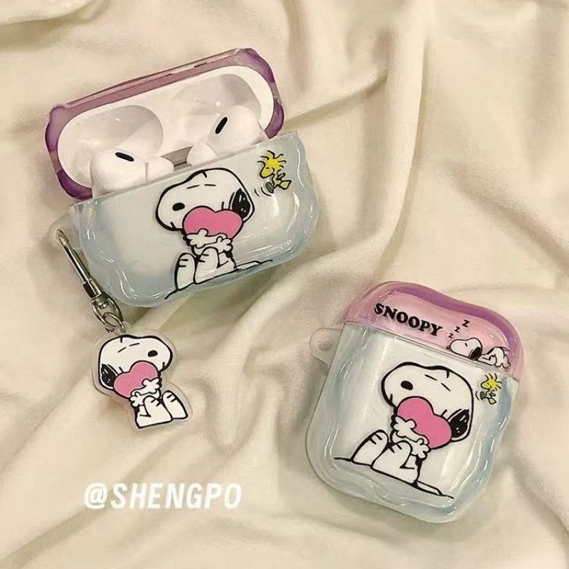 Bluetooth Headset On Ear - Étui pour casque Anime Snoopy compatible