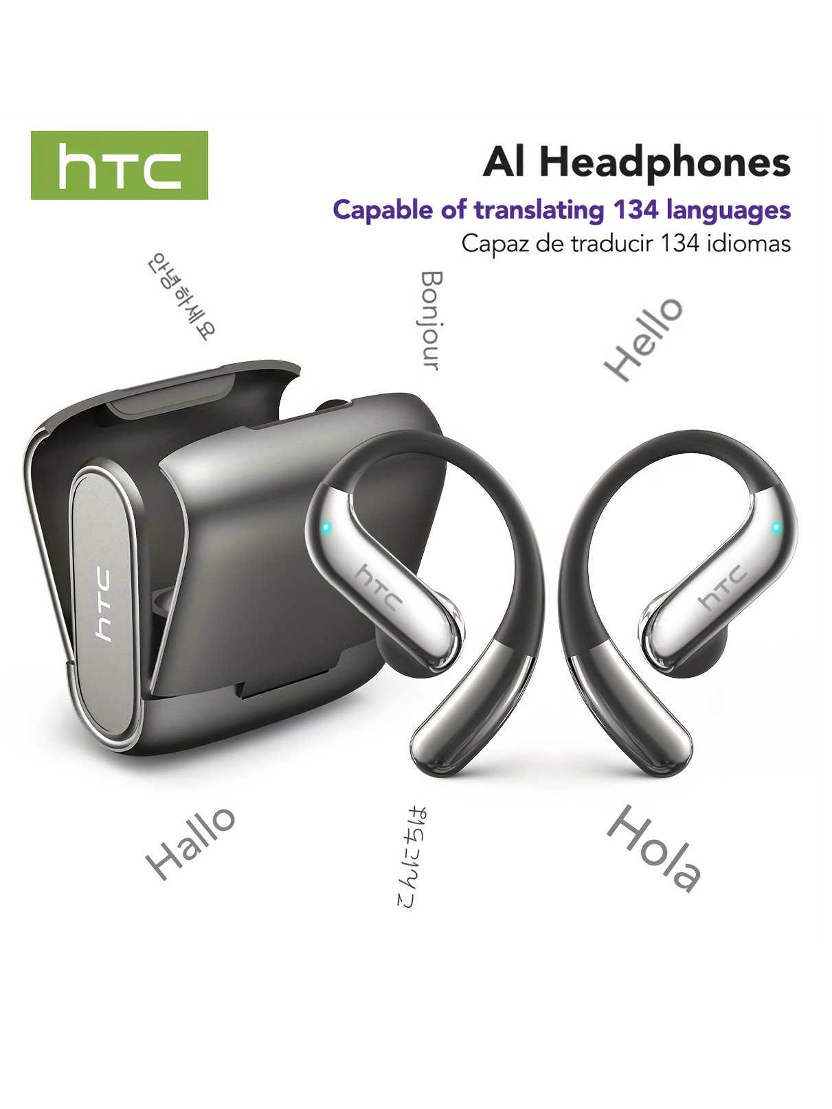 Noise Cancelling Headphone - Écouteurs Bluetooth à oreille ouverte HTC