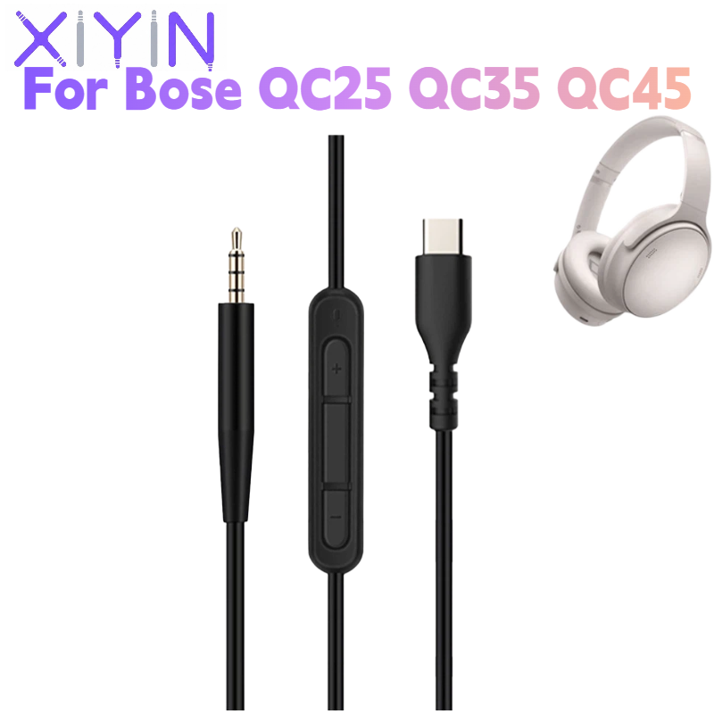 Wired Earphone Mic - Câble audio de remplacement de 1,4