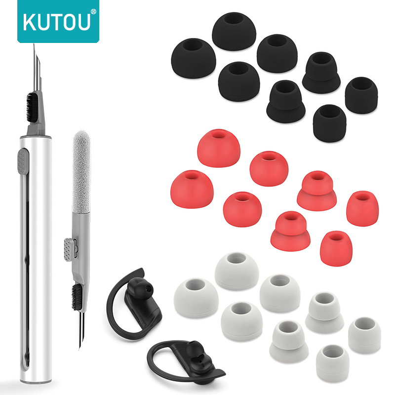 Silicone Ear Tip Replacement - KUTOU-Embouts d'oreille de remplacement en silicone