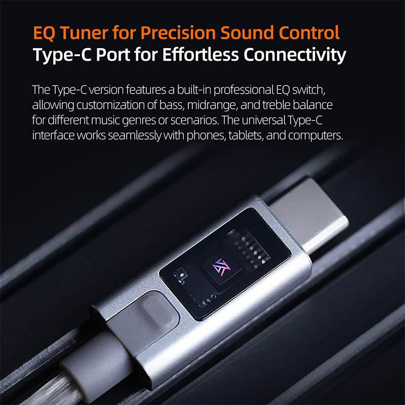 Câble KZ M2 DAC Type C OFC, fi - Wired Earphone Mic avis et prix