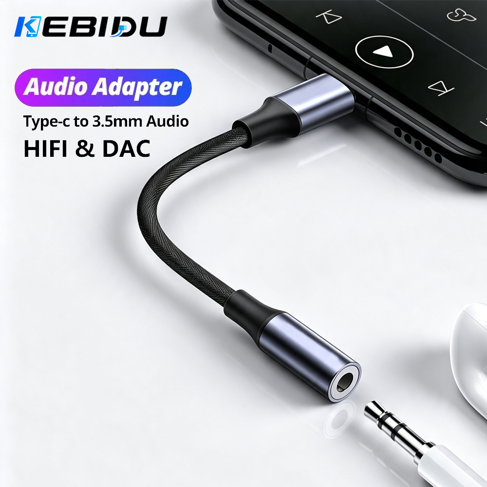 Adaptateur audio KEBIDU Type C - Audiophile Headphone Wired avis et prix