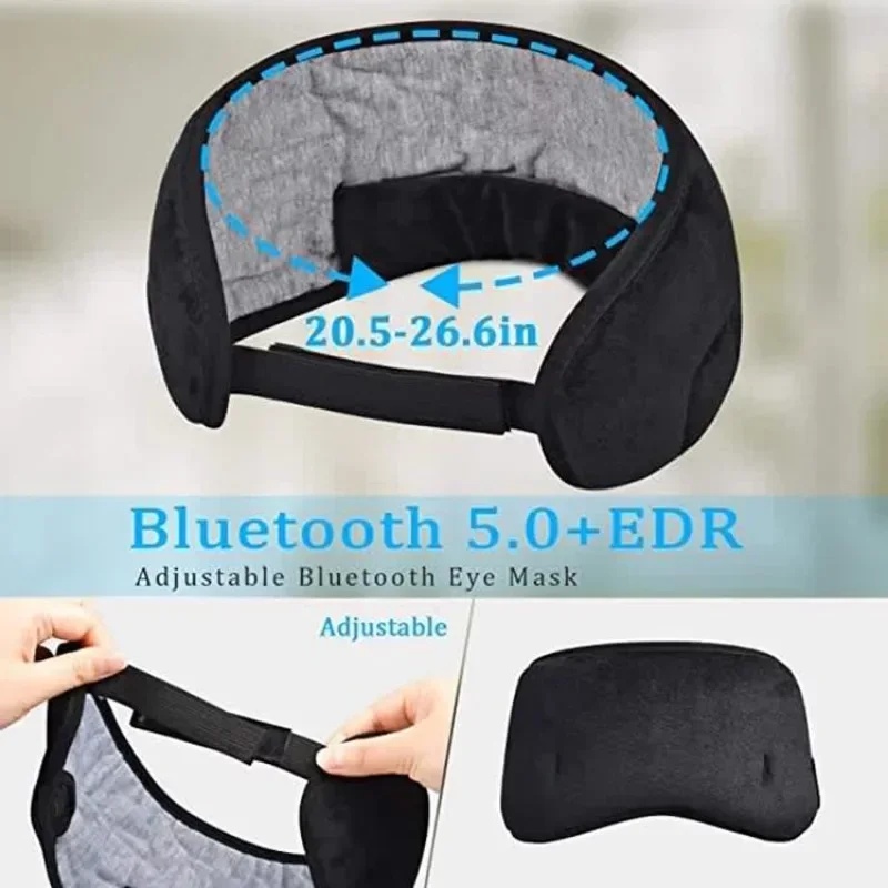 Masque pour les yeux 3D avec é - Bluetooth Headset On Ear avis et prix