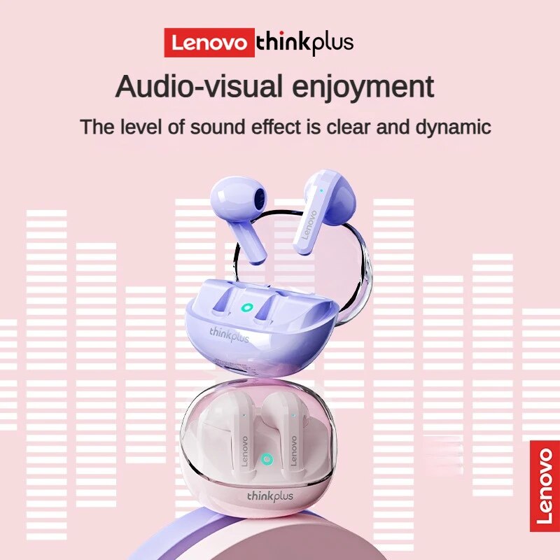 Lenovo-Écouteurs sans fil Blue - Wired Earphone Mic avis et prix