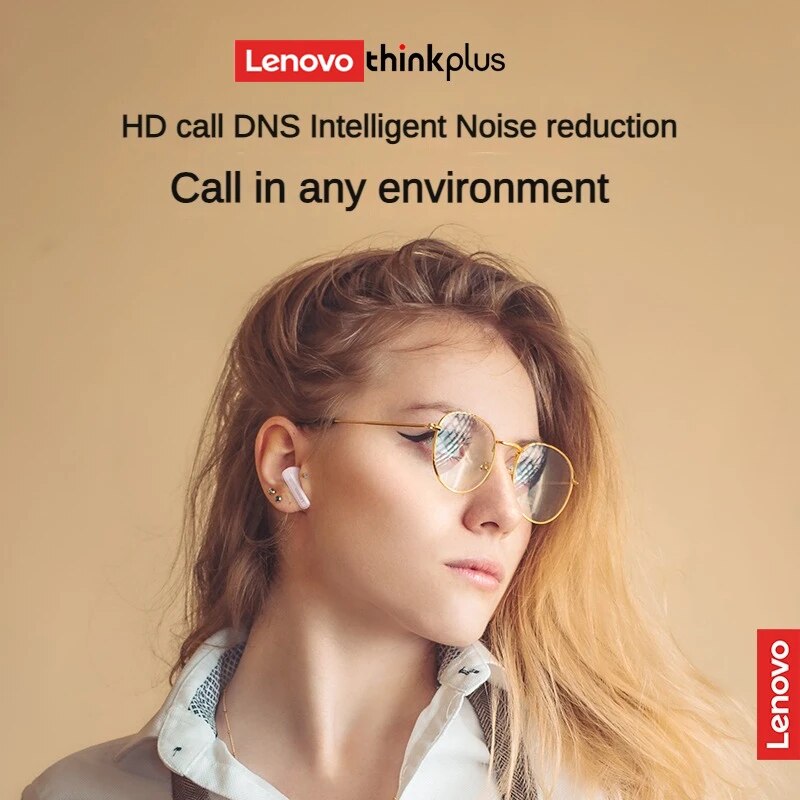 Lenovo-Écouteurs sans fil Blue - Wired Earphone Mic avis et prix