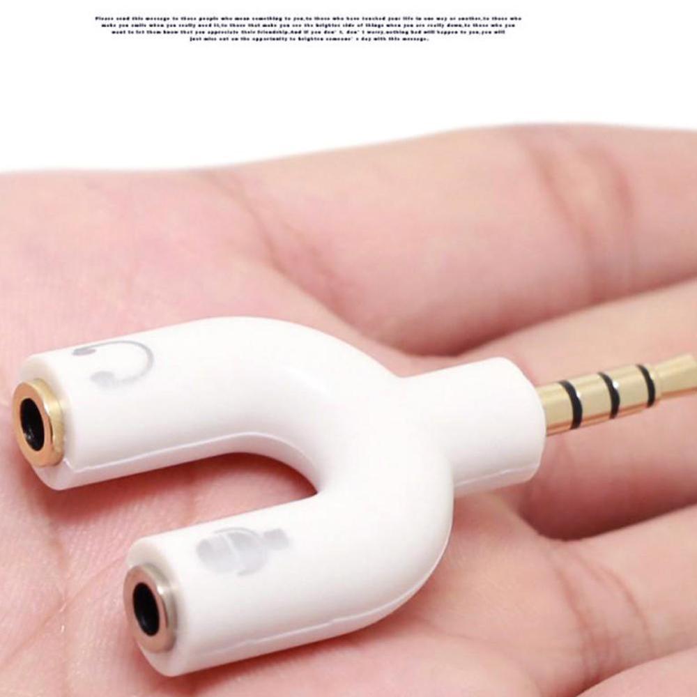 Adaptateur double de Type U 3. - Earphone Splitter Jack avis et prix