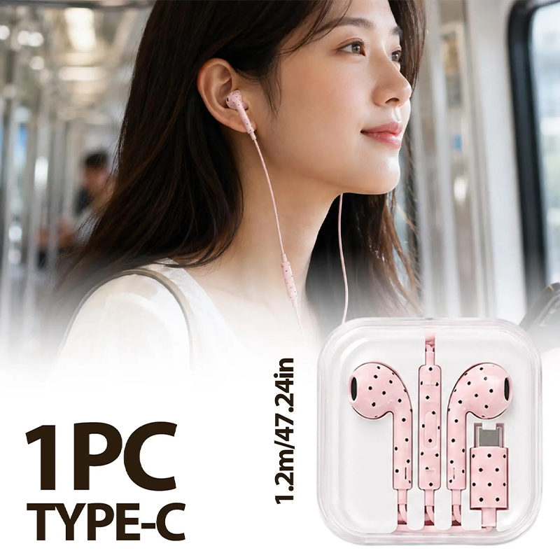 Écouteurs filaires mignons à p - Wired Earphone Mic avis et prix