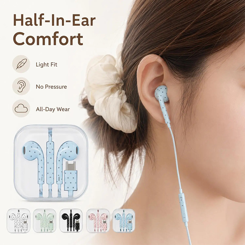 Écouteurs filaires mignons à p - Wired Earphone Mic avis et prix
