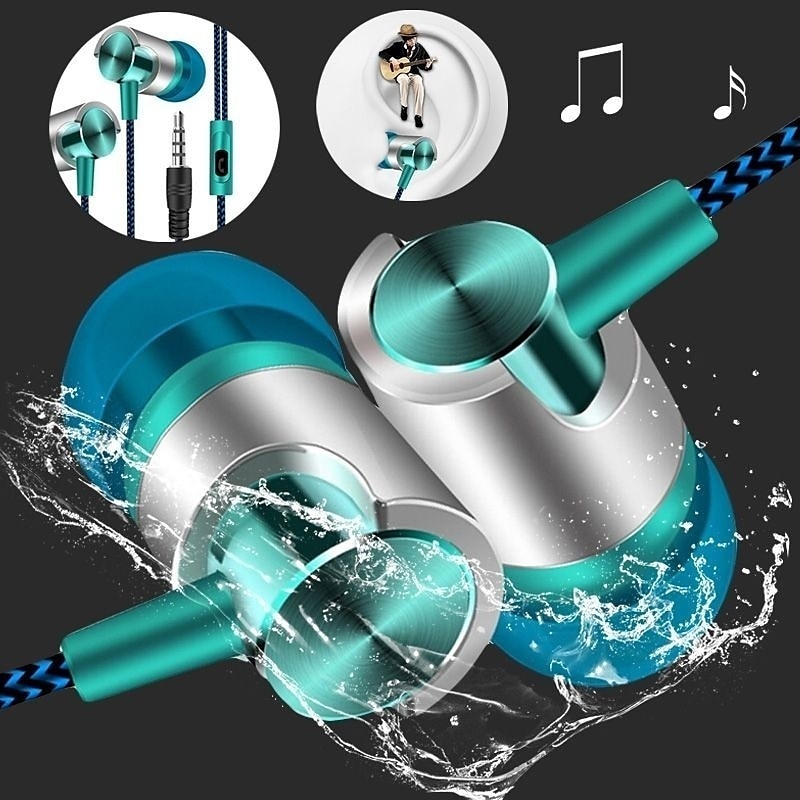 9D stéréo filaire casque basse - Wired Earphone Mic avis et prix